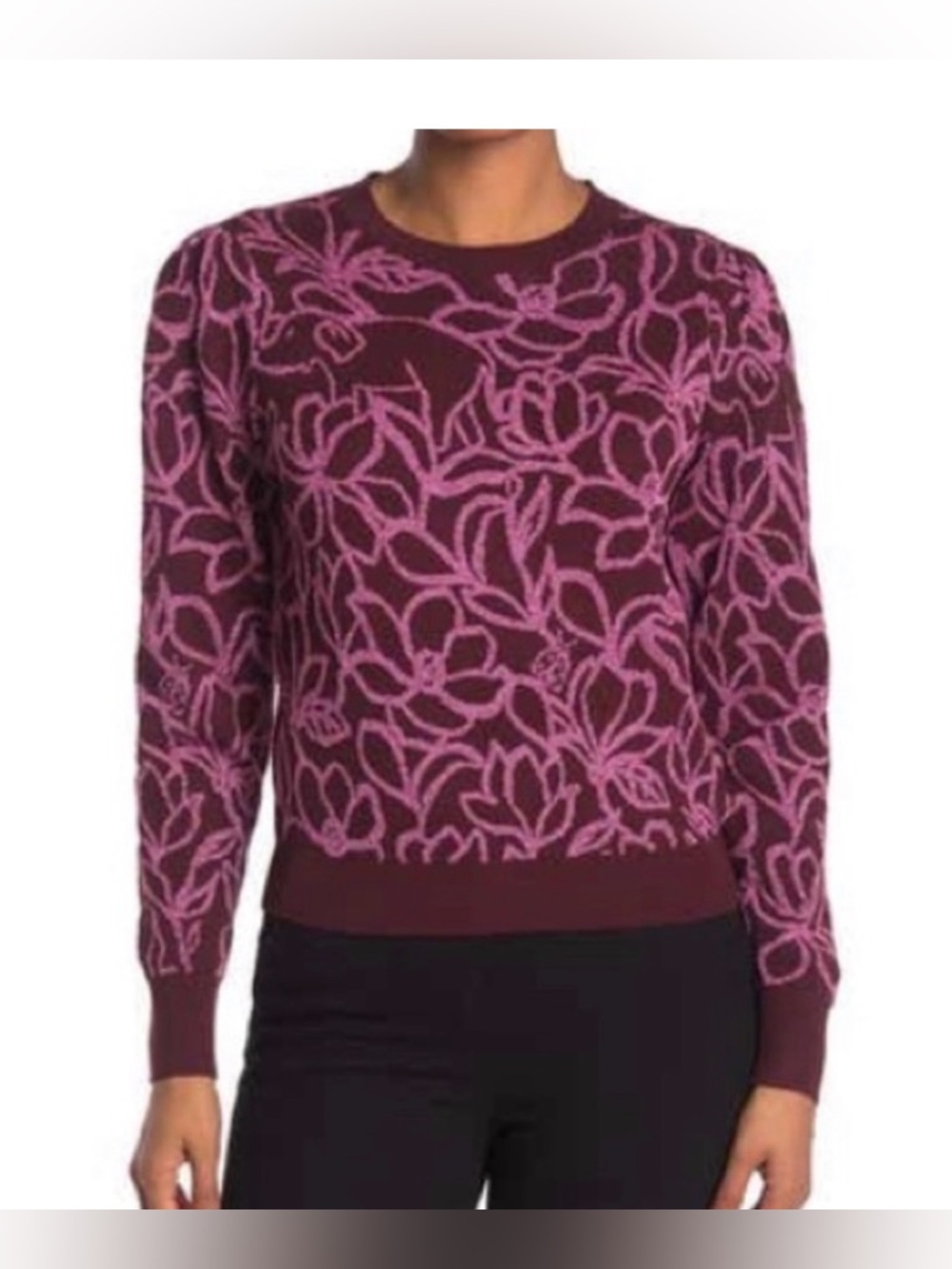 Kate Spade Floral Crewneck Sweater size XS